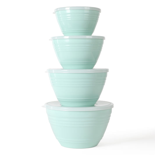 Hoyt 8 pc Mixing Bowl Set w/Lid - Round SHAPE