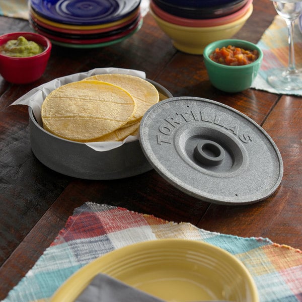 Black Tortilla Warmer / Server