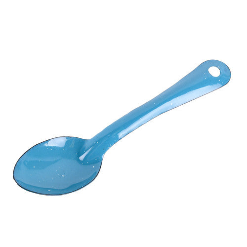 8.5" Cinsa Enamel Serving Spoon