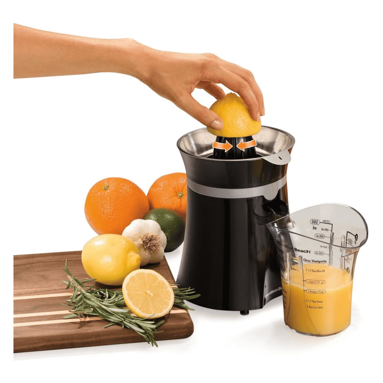 Hamilton Beach Electric Citrus Juicer with Salad Dressing Mixer