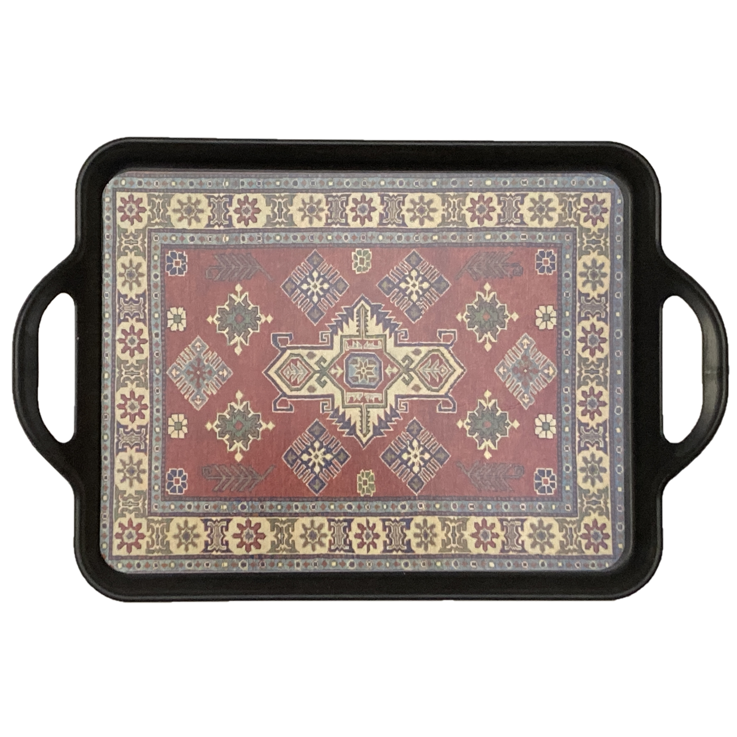 Large Black Decorative Tray