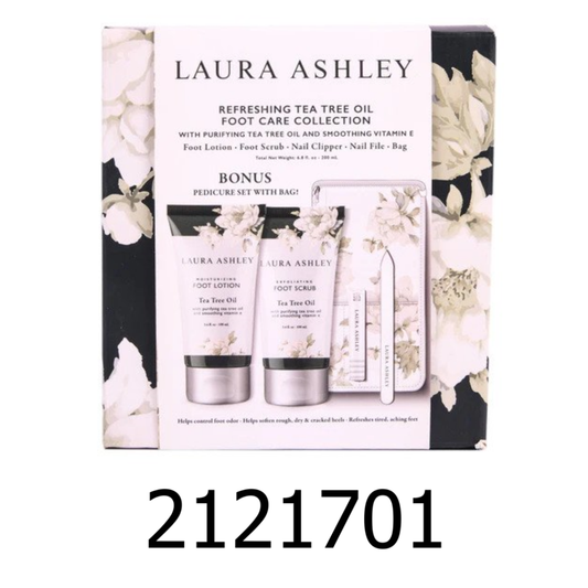 Laura Ashley Refreshing Tea Tree Oil Foot Care Collection
