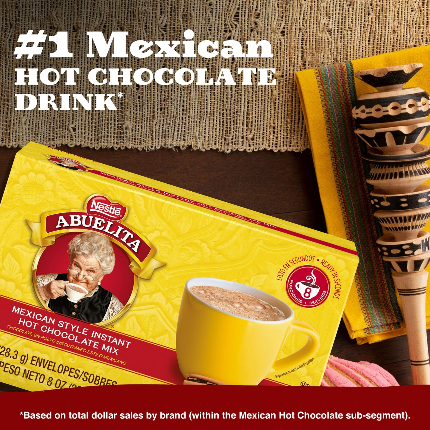 8 oz Nestle Abuelita Mexican Style Instant Hot Chocolate Drink Mix
