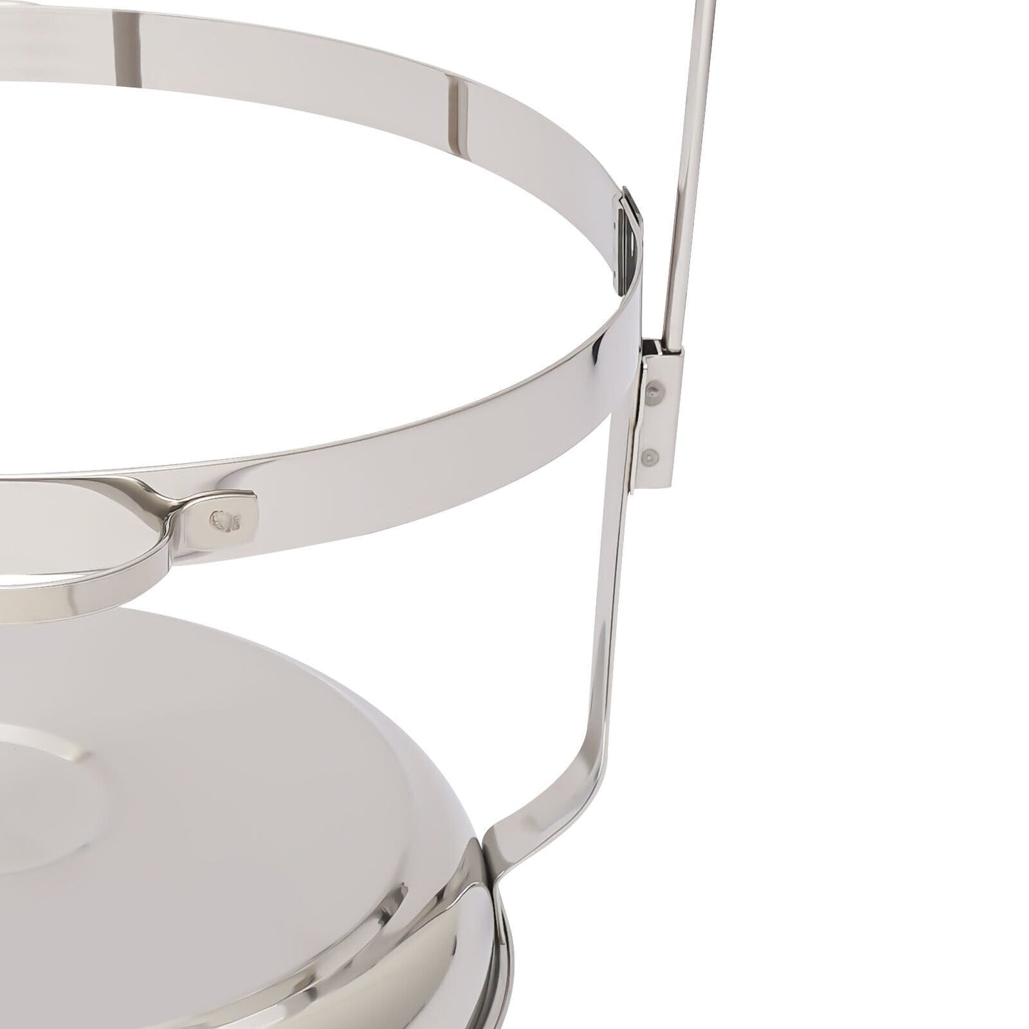 9L Round Stainless Steel Chafing Dish - Silver