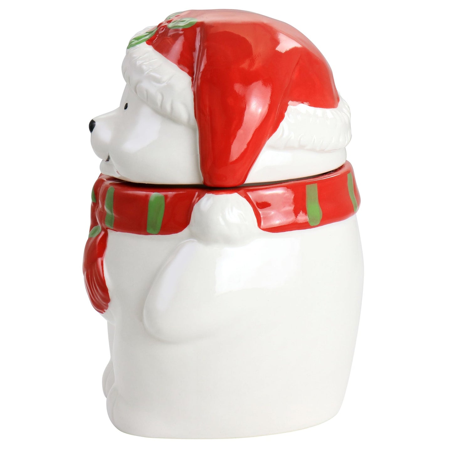 Joyful Bear Stoneware Cookie Jar