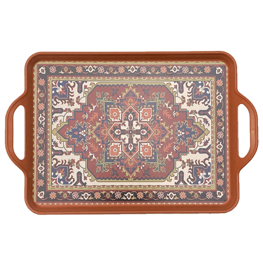 Large Brown Decorative Tray