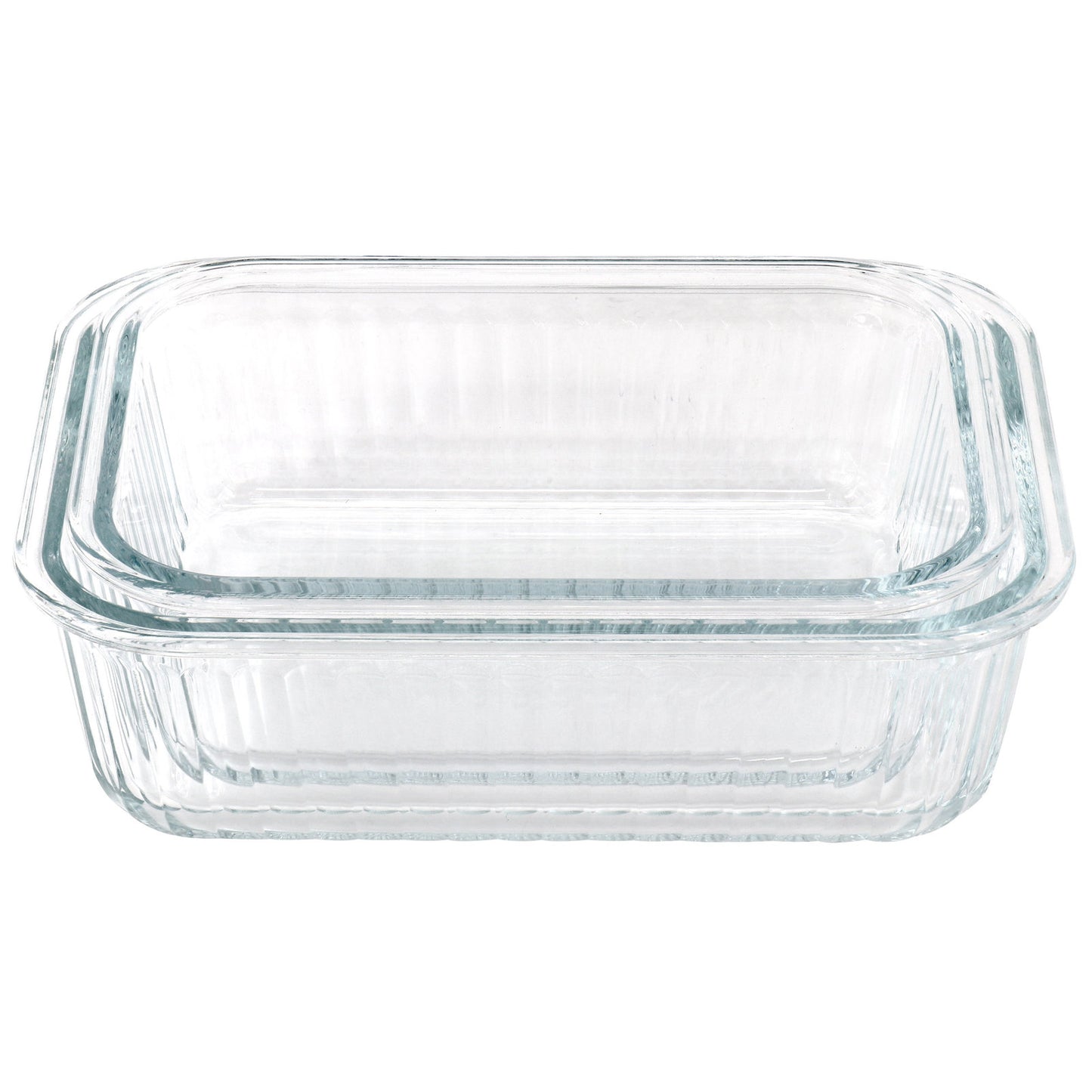 4 PC Martha Stewart Borosilicate Glass Food Storage Container Set