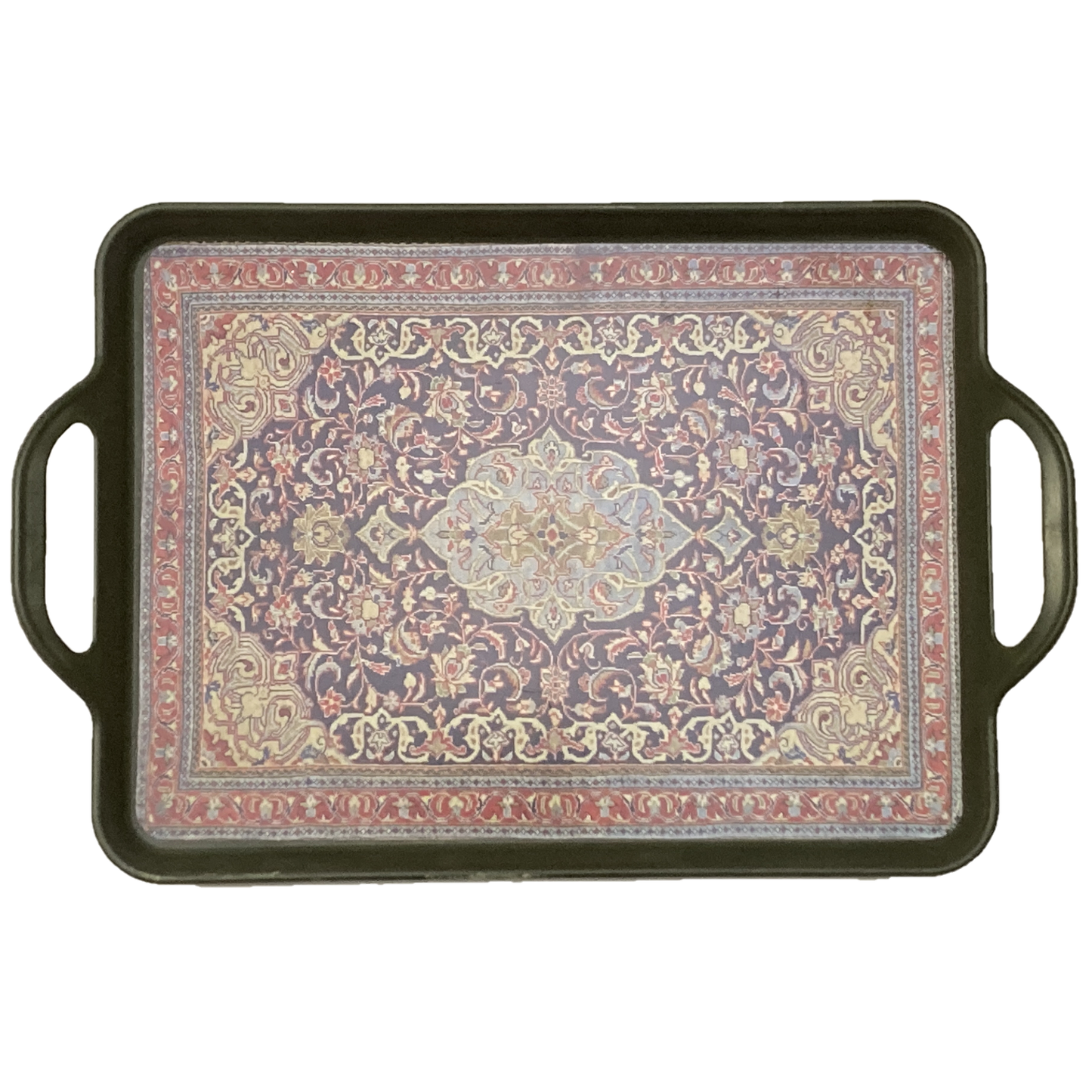 Large Black Decorative Tray