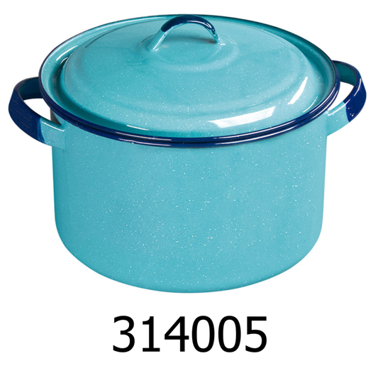 22cm Turquoise Enamel Stockpot