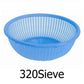 15" Blue Plastic Basket / Colander