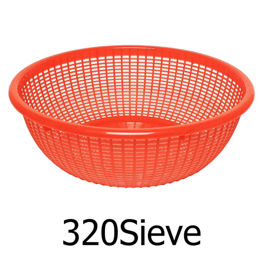 15" Red Plastic Basket / Colander