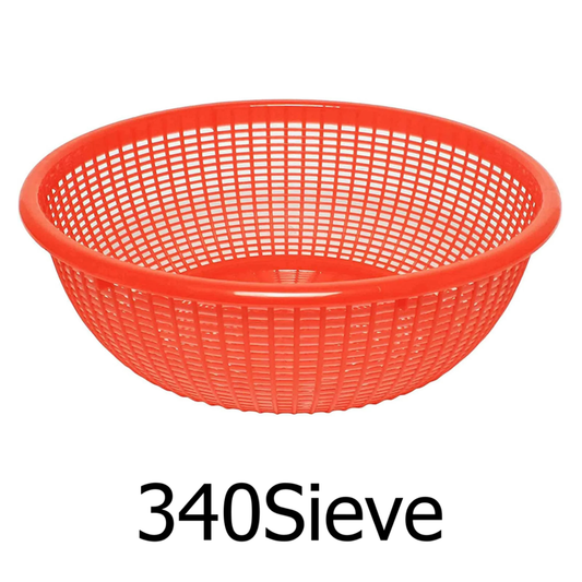 17.5" Red Plastic Basket / Colander
