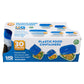 HQ Trends Plastic Food Containers with Lids, BPA Free, Freezer Safe, Microwave Safe, Dishwasher Safe, Reusable, 30 Pieces