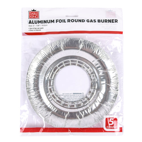 10 PC Aluminum Foil Round Gas Burner