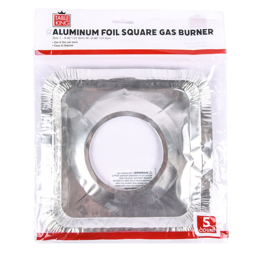10 PC Aluminum Foil Square Gas Burner