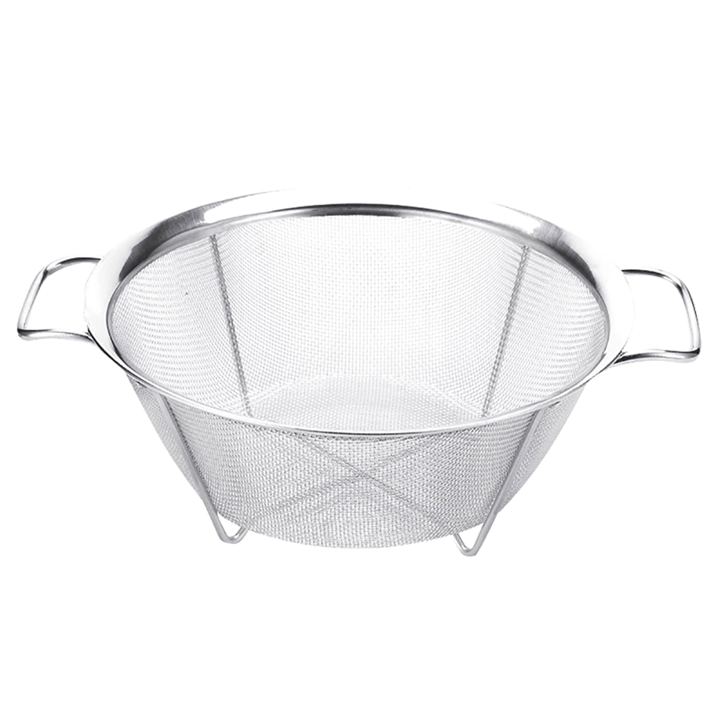 8.9" Stainless Steel Double Handles Strainer / Colander