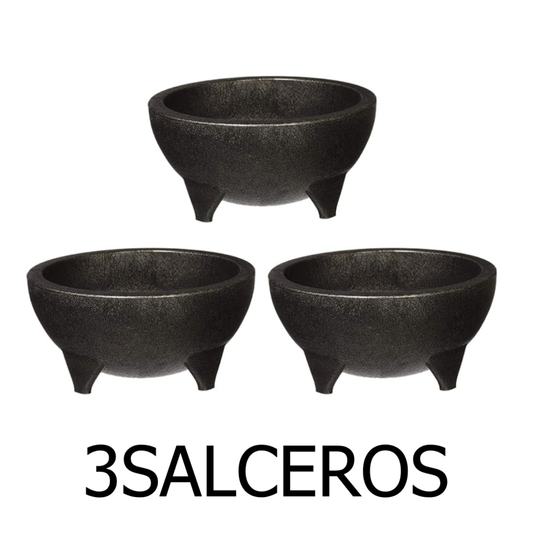 10 oz Molcajete Salsa Bowl (Pack of 3)