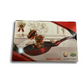 5 PC Mega Cook Frying Pan  Set and Wooden Spoons - Red
