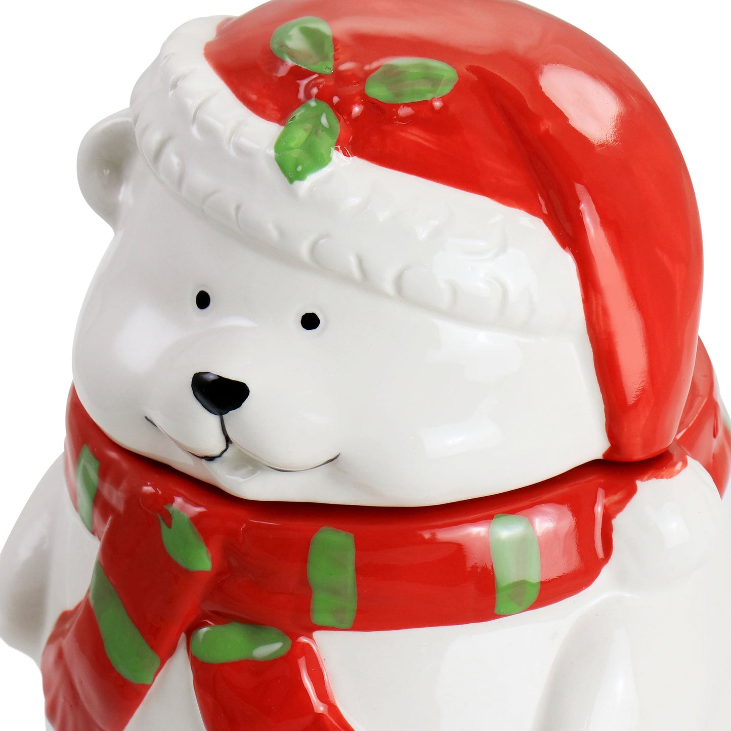 Joyful Bear Stoneware Cookie Jar