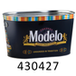 Modelo Beer Ice Bucket  Black Metal Party Beverage Tub & 1 Bottle Opener