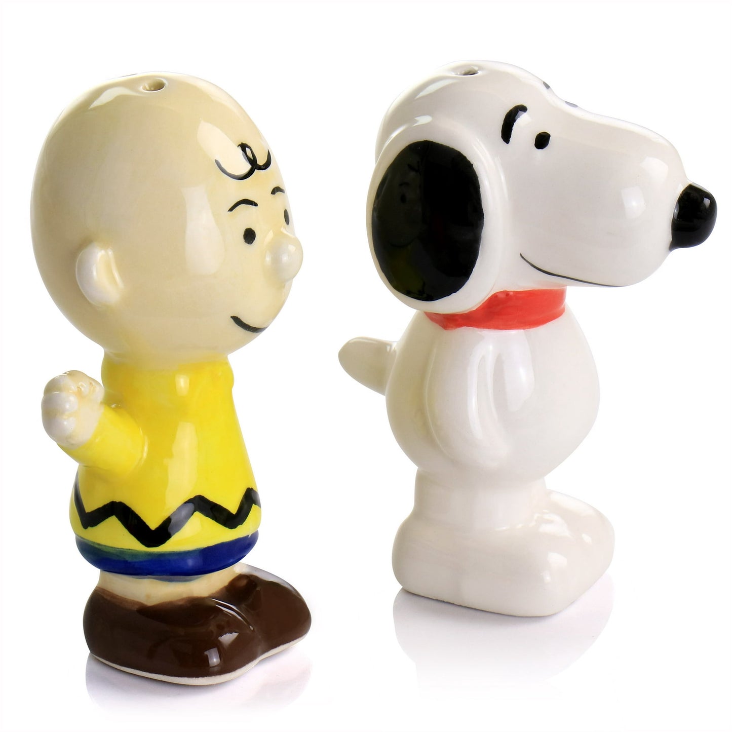 Peanuts Classical Pals Charlie Brown and Snoopy Figurine Salt & Pepper Shaker Set