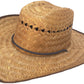 Mexican Palm Straw Cowboy Hat