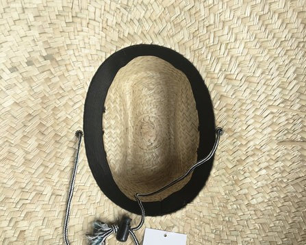 Mexican Palm Straw Cowboy Hat | Wide Brim Baquero Sombrero | Handmade In Mexico | MexART