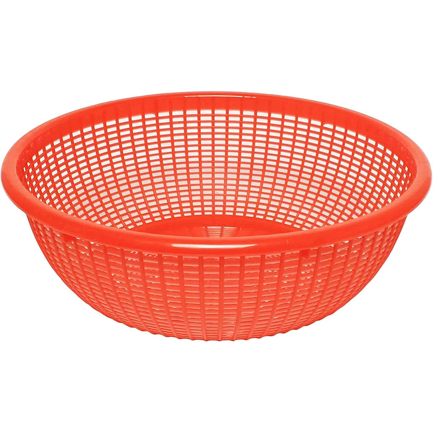 15" Red Plastic Basket / Colander