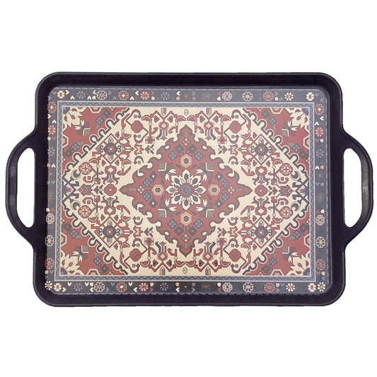 Large Black Decorative Tray