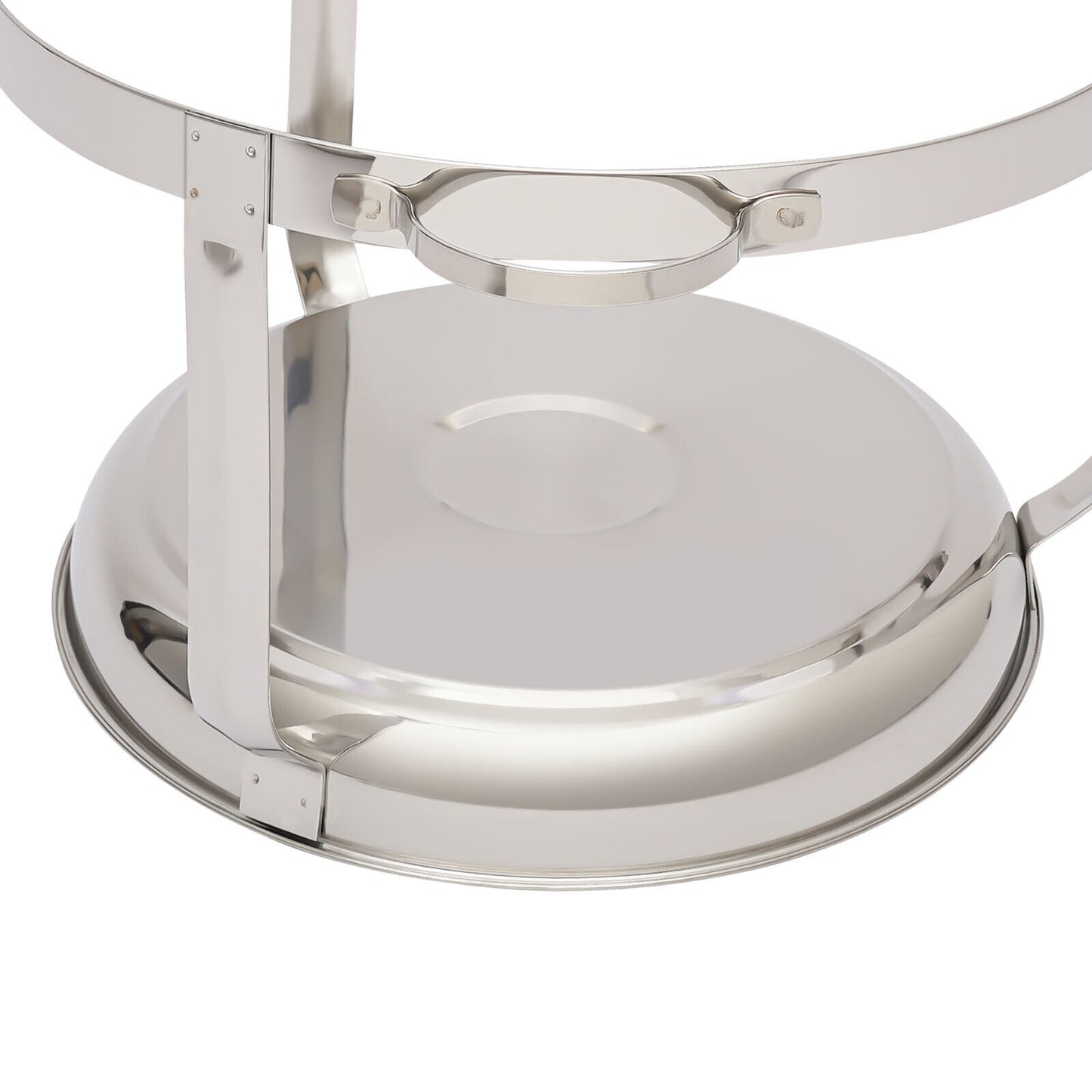 9L Round Stainless Steel Chafing Dish - Silver