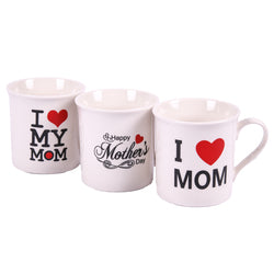 4 PC I Love My Mom Mug Set