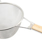 9.8" Stainless Steel Strainer with Wooden Handle