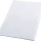 20" x 15" x 0.5" PE White Cutting Board