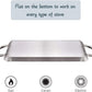 19" Rectangle Stainless Steel Fry Pan Comal