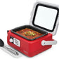 Presto 6 QT Red Traveling Slow Cooker