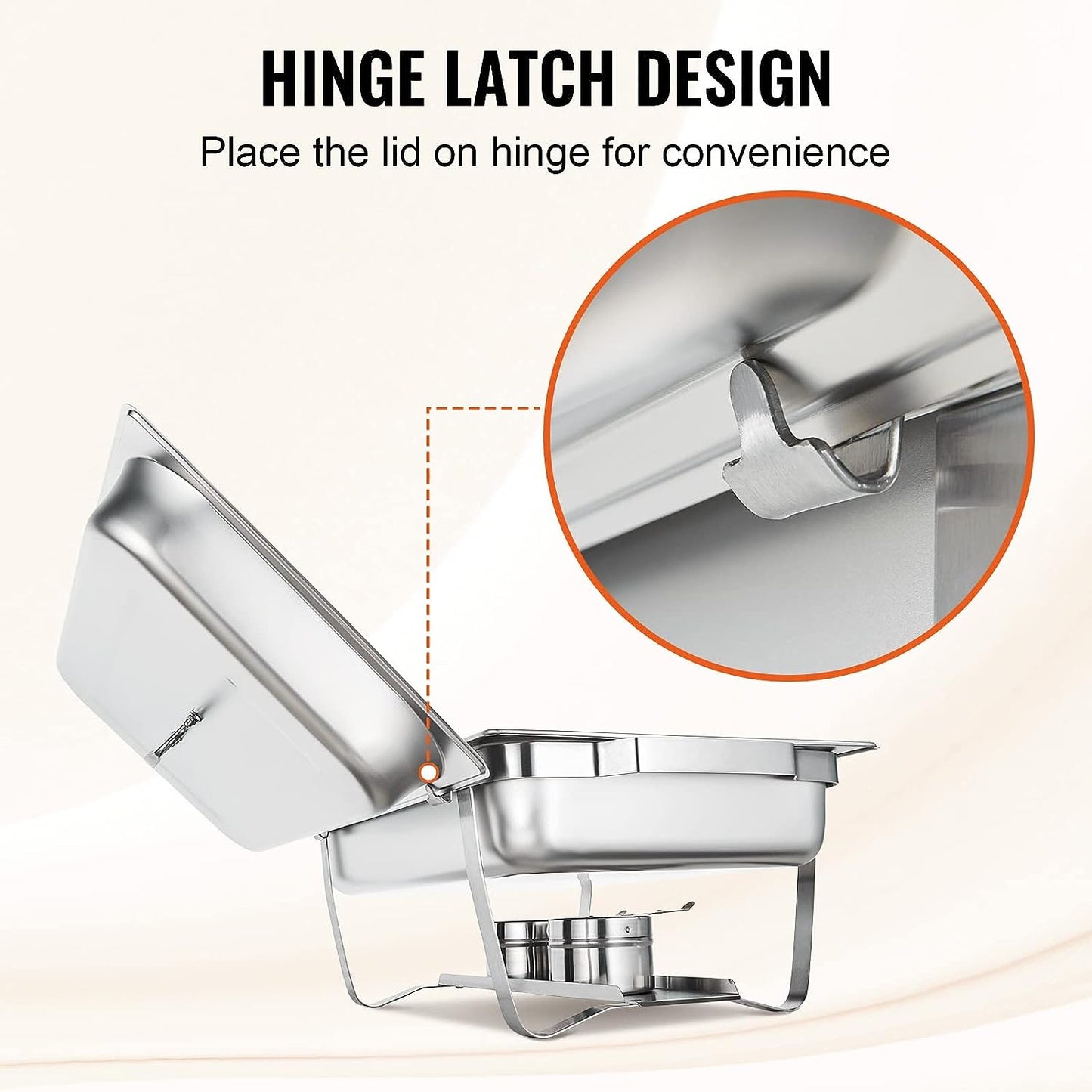 11L Stainless Steel Chafing Dish Food Warmer for Buffet