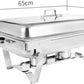 11L Stainless Steel Chafing Dish Food Warmer for Buffet (Pack of 4)