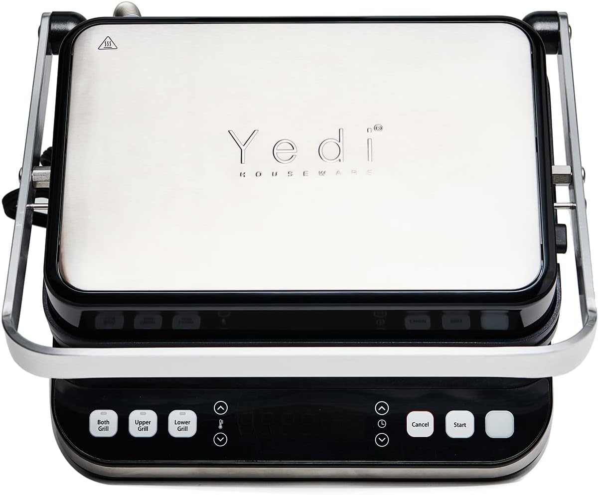 Yedi Total Package 6-in-1 Digital Grill, Waffle Maker, Panini Press