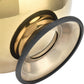 22cm Gold Saucer Bowl For Sauce, Snack, Appetizers