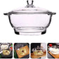 10" Clear Glass Casserole with Lid