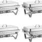 11L Stainless Steel Chafing Dish Food Warmer for Buffet