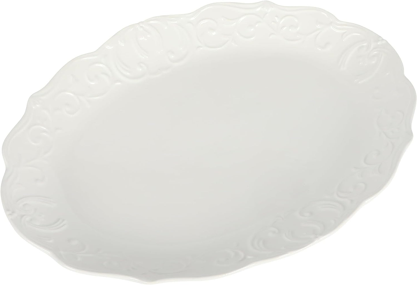 Gibson Stoneware Oval Platter