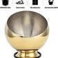 22cm Gold Saucer Bowl For Sauce, Snack, Appetizers