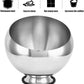 22cm Silver Saucer Bowl For Sauce, Snack, Appetizers