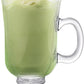 6 PC 8oz Irish Coffee Glass Mugs Set