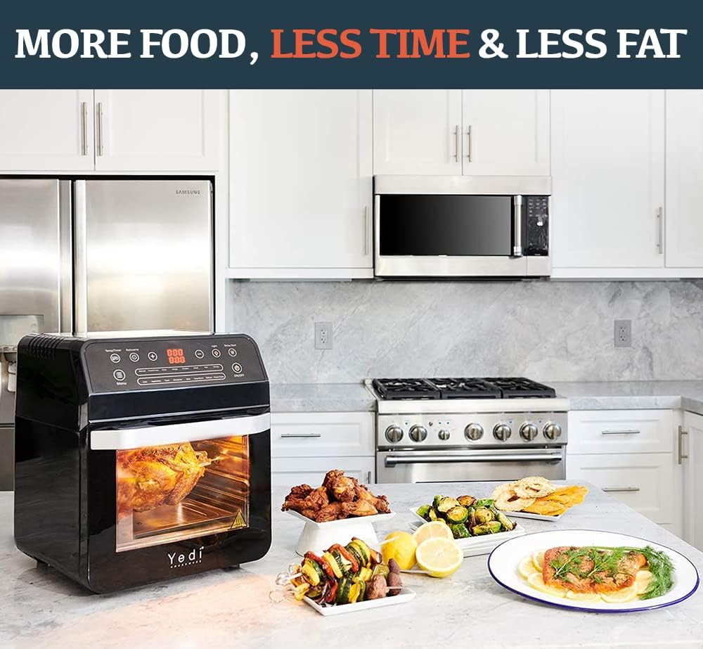 12.7 QT Yedi Air Fryer Oven with Rotisserie and Dehydrator