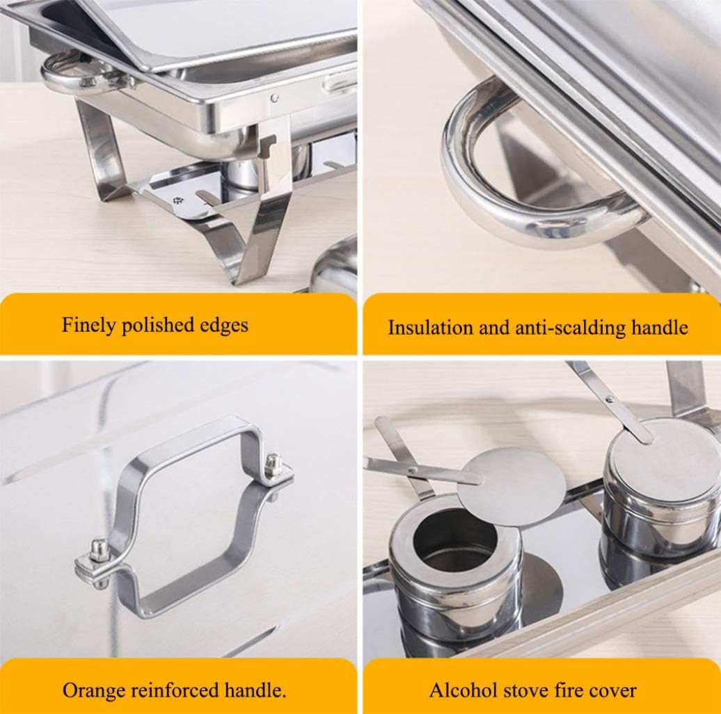 11L Stainless Steel Chafing Dish Food Warmer for Buffet