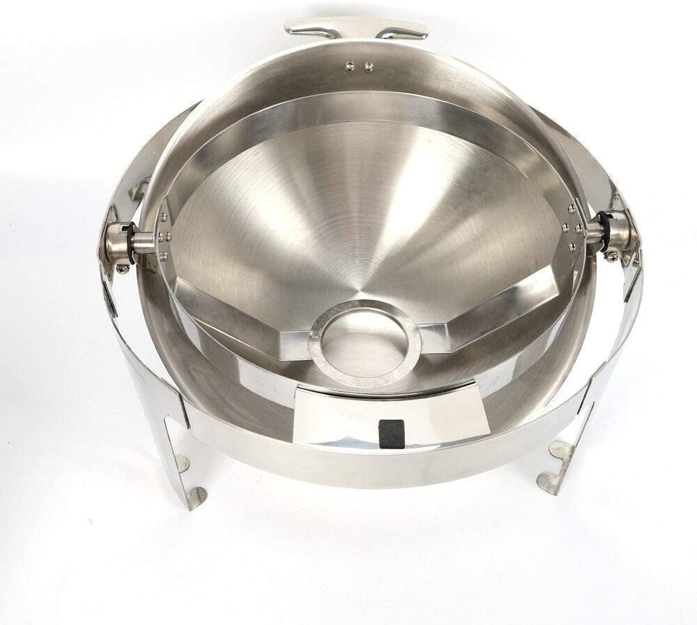 11'' Stainless Steel Round Serving Tray Tortilla Warmer