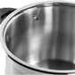 6 QT Stainless Steel 18/10 Induction Stock Pot (Free Gift 1 Knife Set)