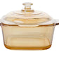 9" Clear Glass Casserole with Lid